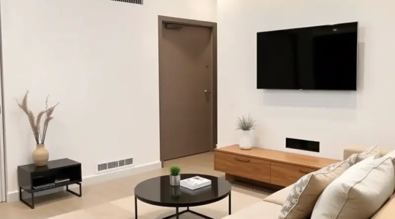 Soluções para Salas de TV Pequenas: Como Organizar Seu Espaço de Forma Inteligente
