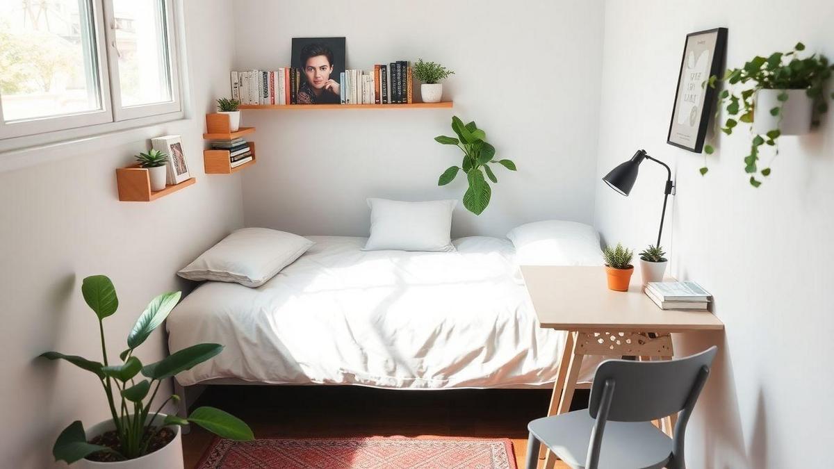 A Importância da Organização em um Quarto Pequeno