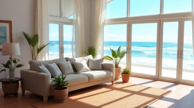 como decorar casa de praia