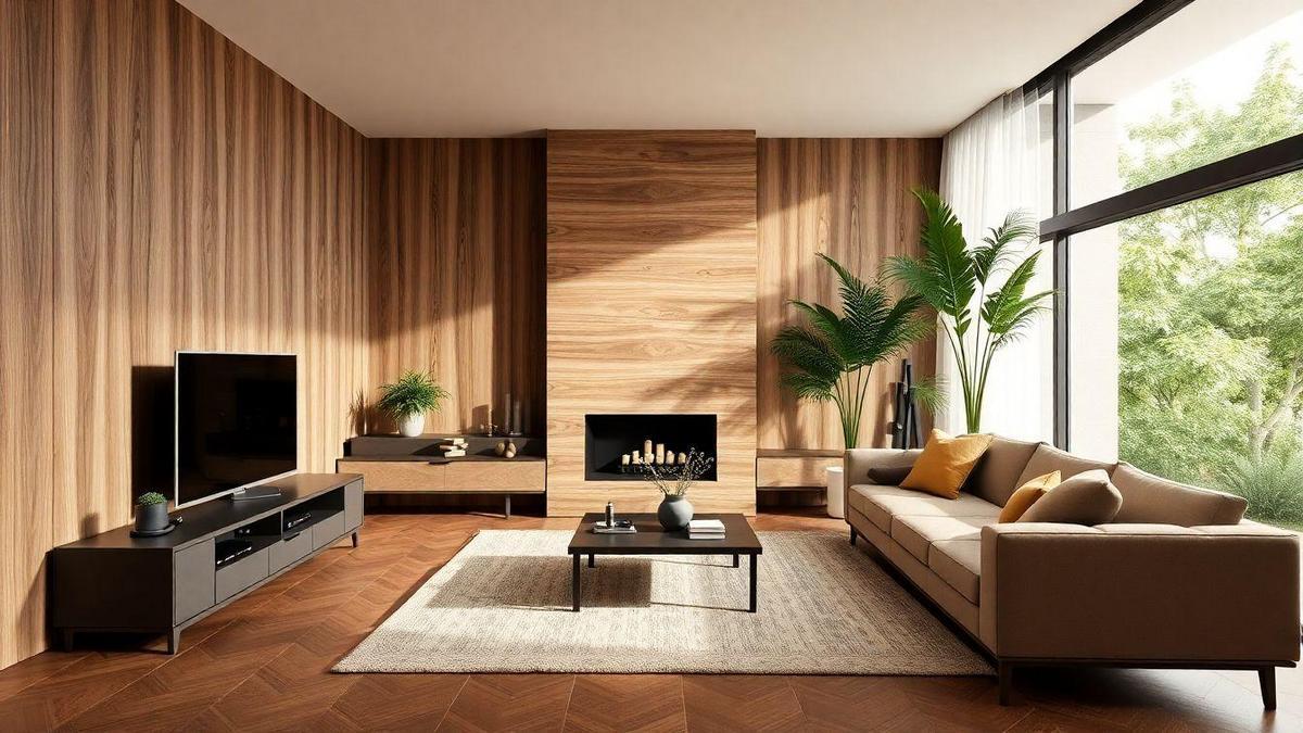 Ambientes de Madeira Decorados com Estilo