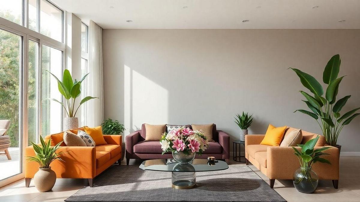 Decoração de Interiores com Plantas e Flores