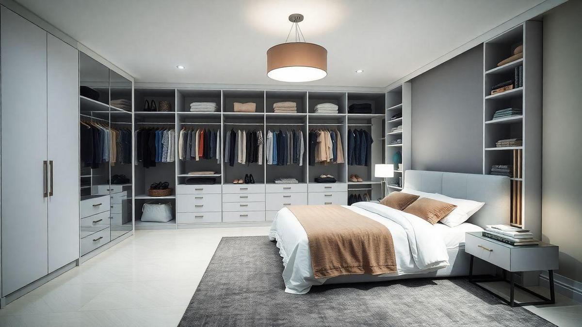 Decoração do Closet no Quarto
