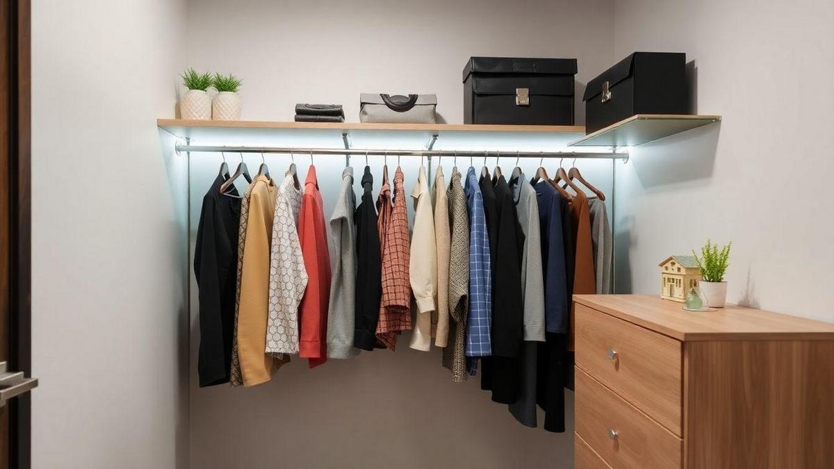 Design de Closet Pequeno: Estilos que Funcionam