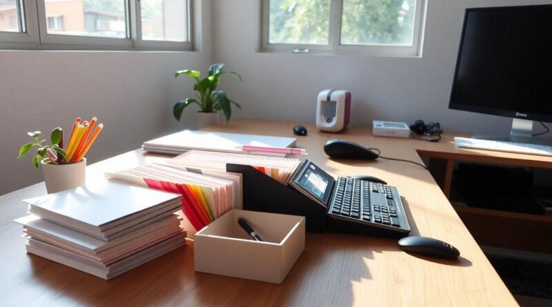 Dicas rápidas para organização sem estresse no dia a dia.