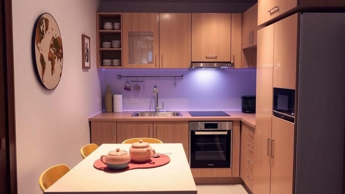 Estratégias de aproveitamento de espaço em cozinhas pequenas