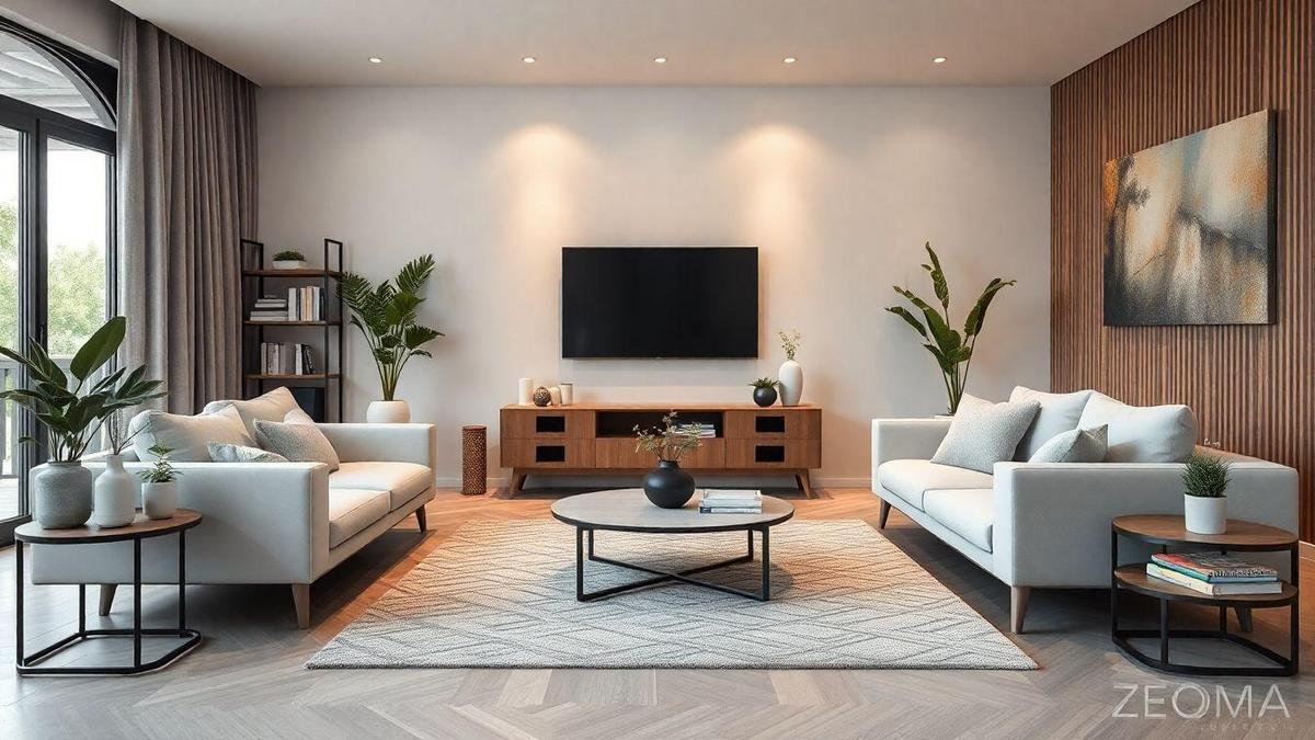 Ideias Decorativas para Estantes de Sala de TV