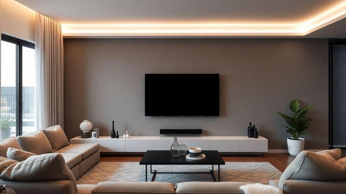 Iluminação para o Painel de TV