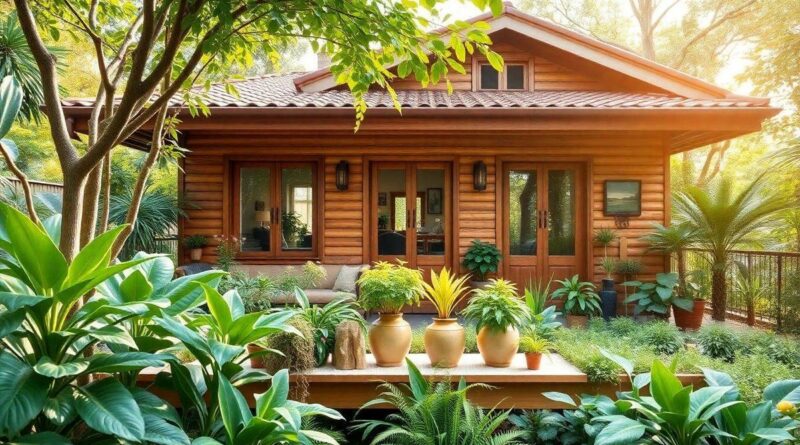 como decorar casa de madeira