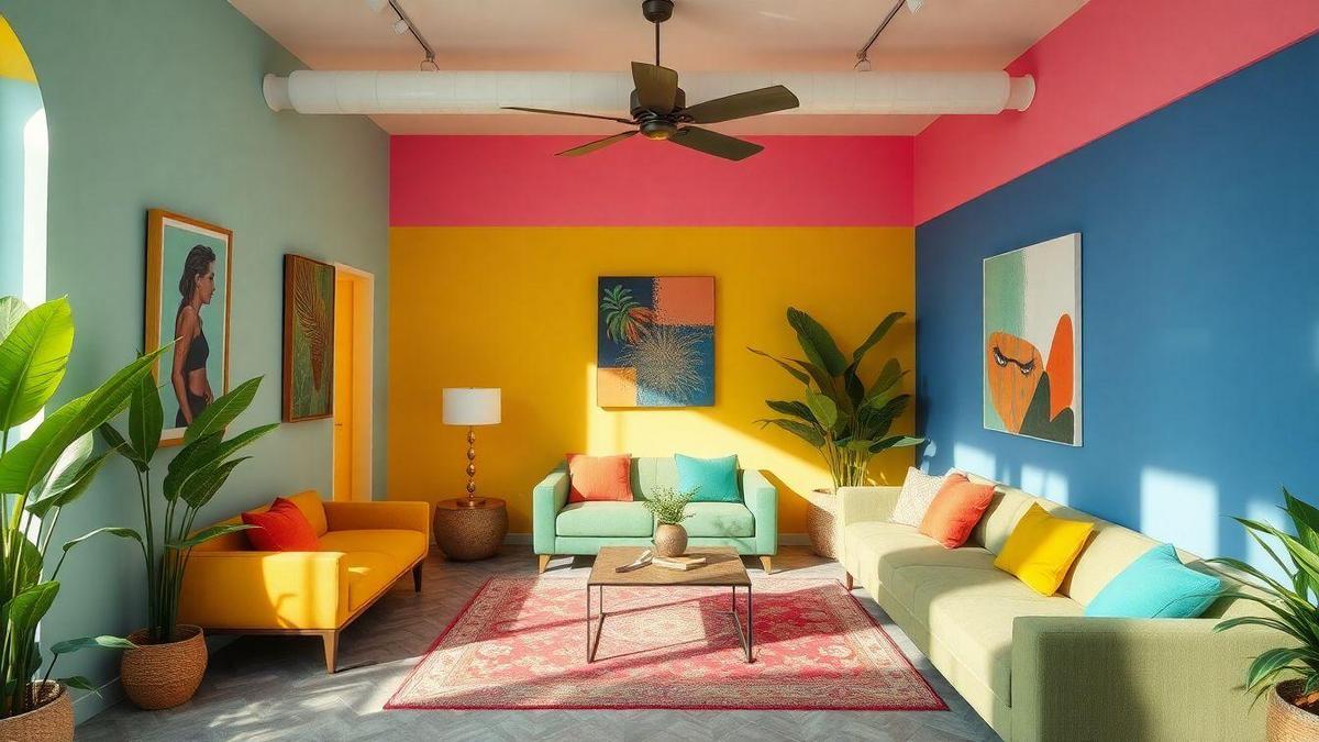Decoração Vibrante: Criando Ambientes Atraentes