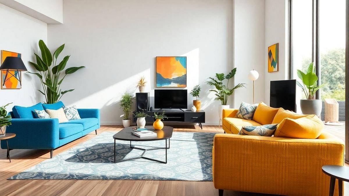 Design de Interiores Colorido: Tendências Atuais