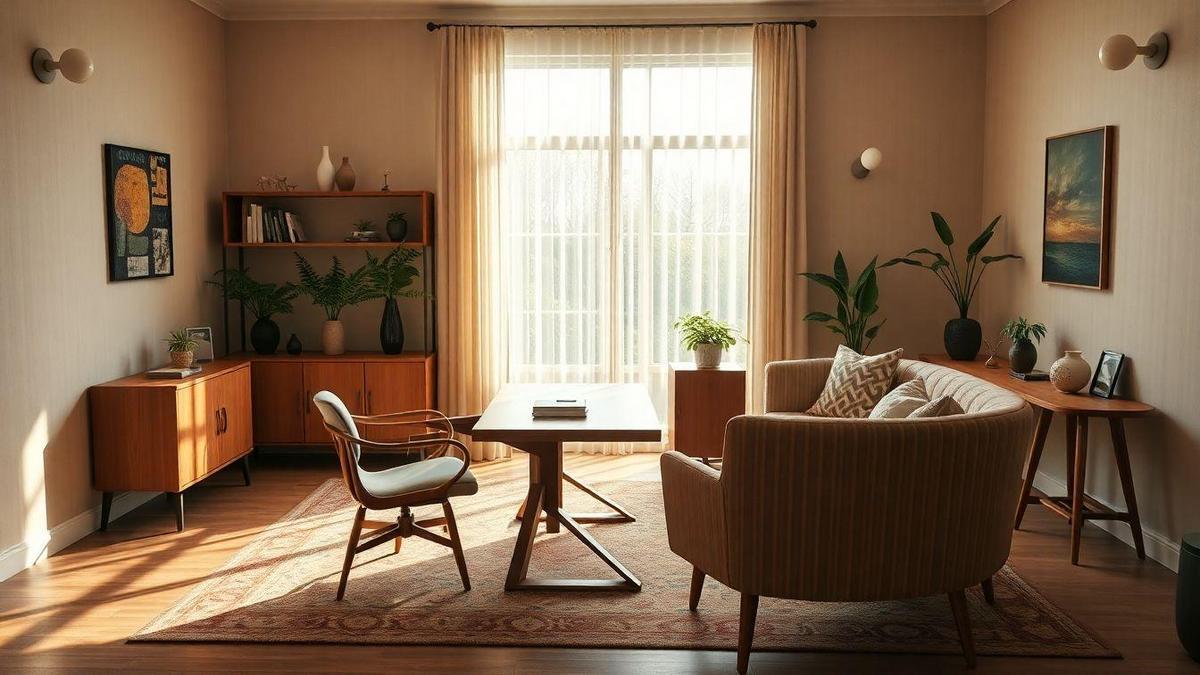 moveis-com-curvas-retro-para-um-escritorio-acolhedor