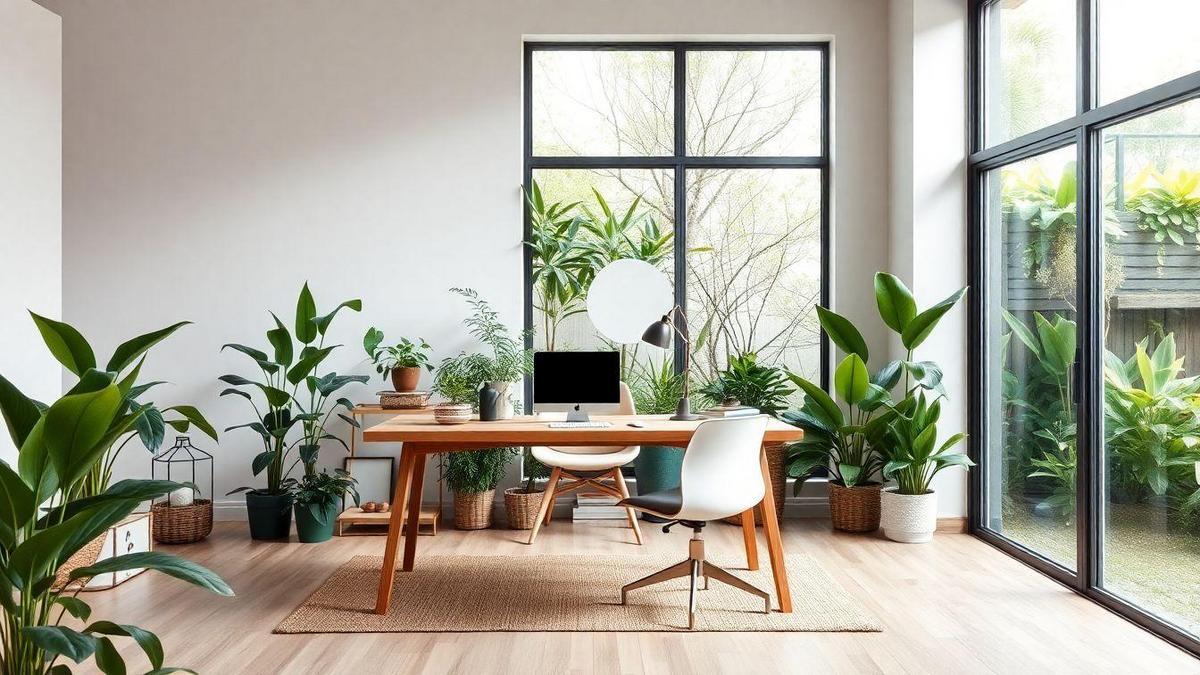 O que é um home office biomílico?