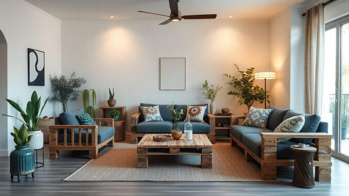 Reaproveitamento de materiais na decoração para um look atemporal