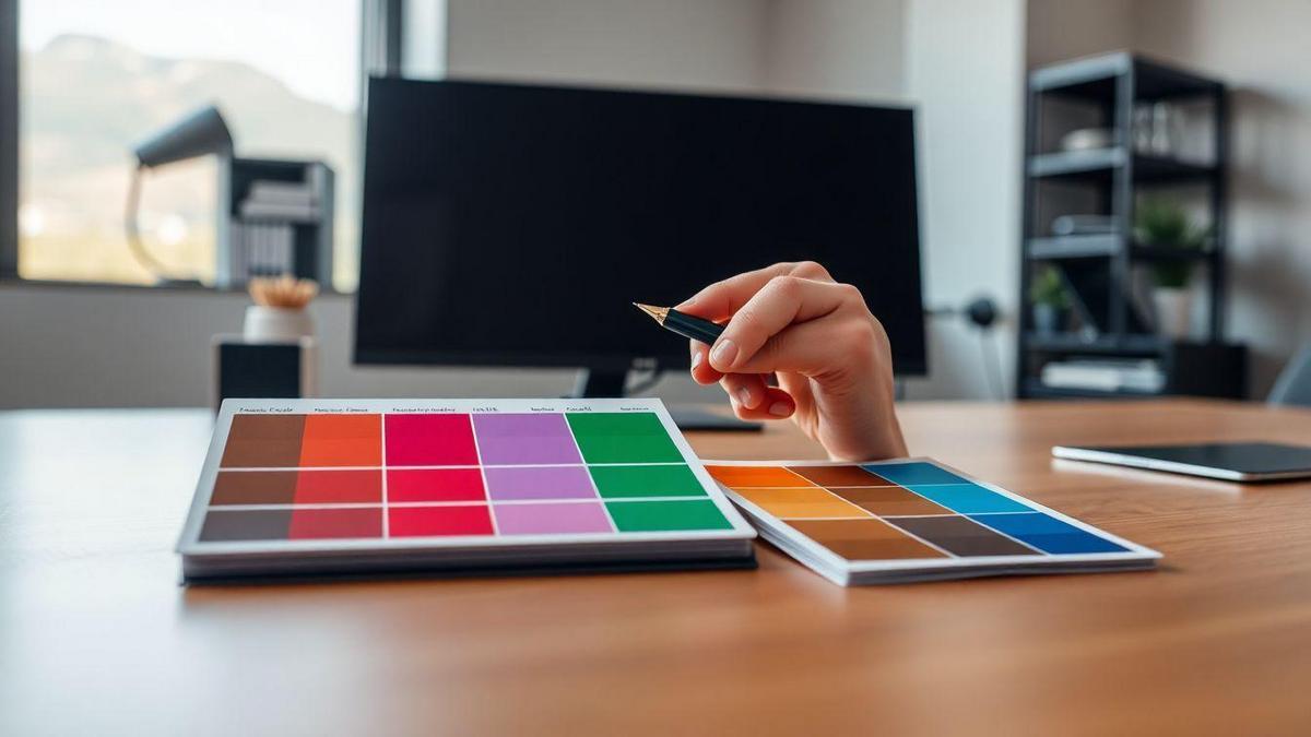 Contraste e acessibilidade em cores tendência