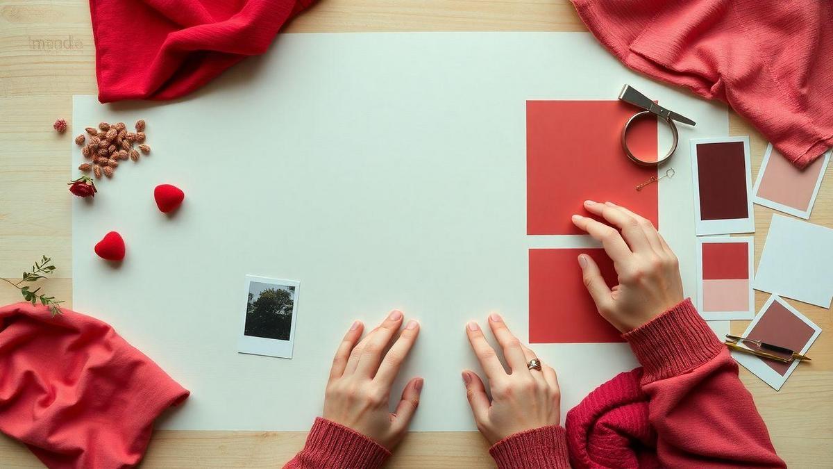 Inspirações de paletas com vermelho cereja e como você monta um moodboard
