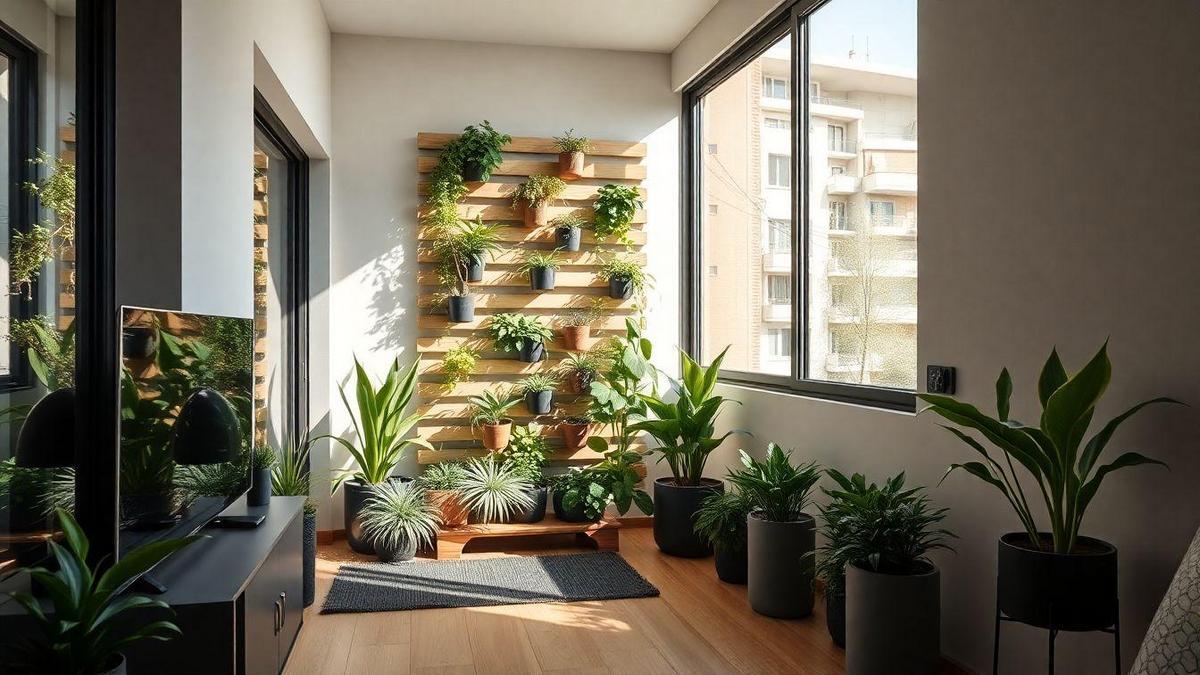 Projetos práticos de jardins verticais para apartamentos pequenos