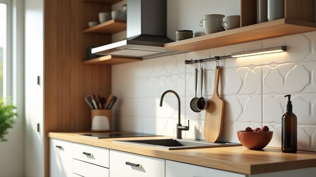 Soluções de armazenamento econômicas para otimização de espaço cozinha pequena